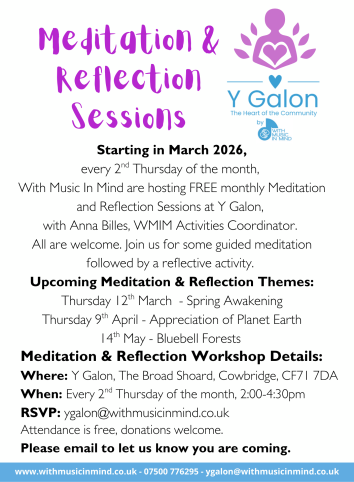 Meditation and Reflection Sessions 2026